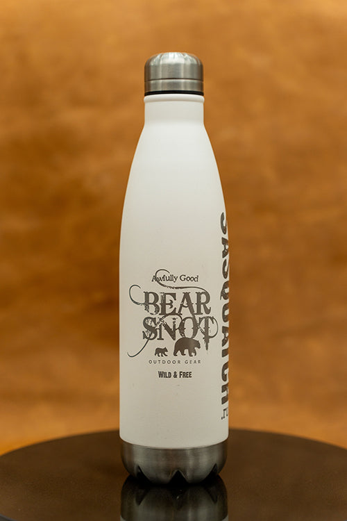 Sasquatch: Something for Every 'Squatch Believer - Laser Engraved Stainless Steel Water Bottle- with Poem